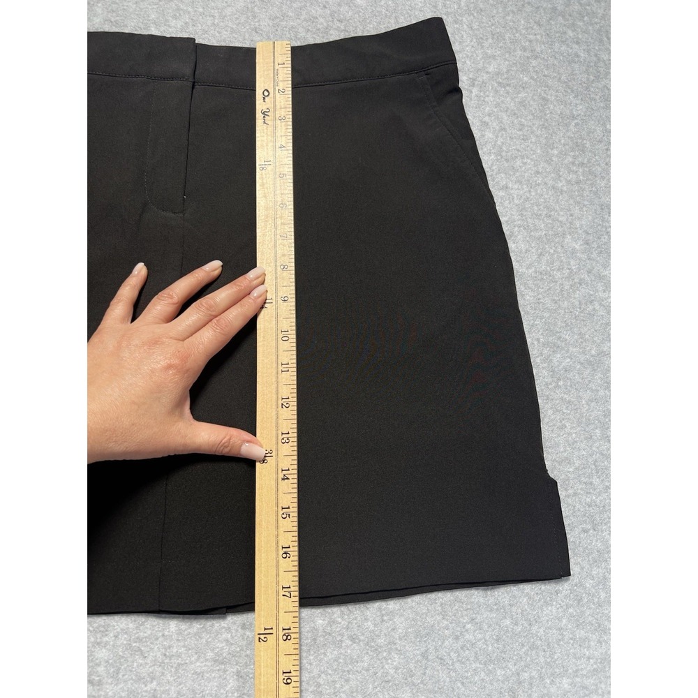 Izod Golf Women's Skort Size 10 Black 93 Polyester, 7 Spandex - Picture 7 of 9